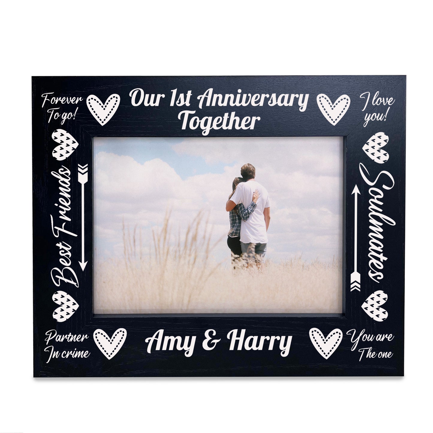 Our 1st First Anniversary Together 7x5 Frame Anniversary