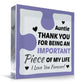 Birthday Gifts for AUNTIE Acrylic Block Puzzle AUNTIE CHRISTMAS