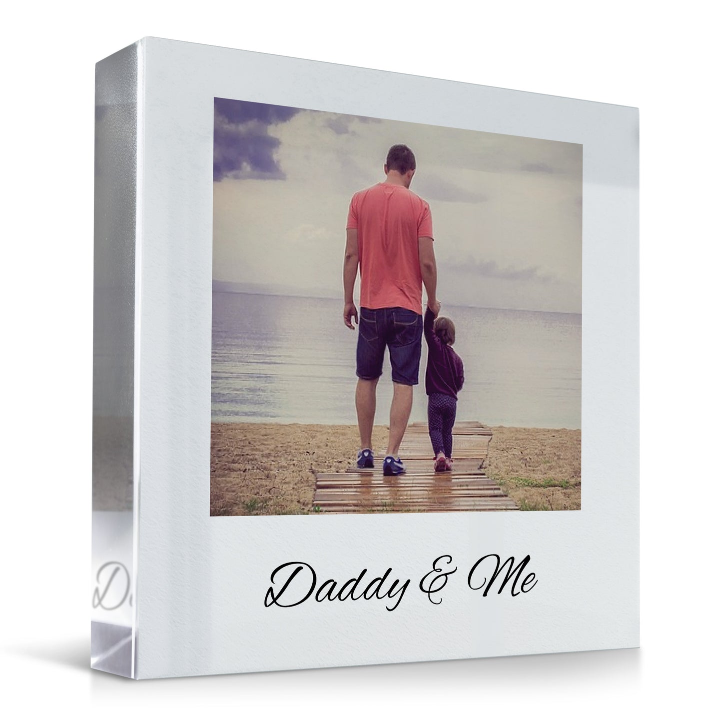 Fathers Day Gift For Dad DADDY AND ME Plaque Dad Photo Plaque
