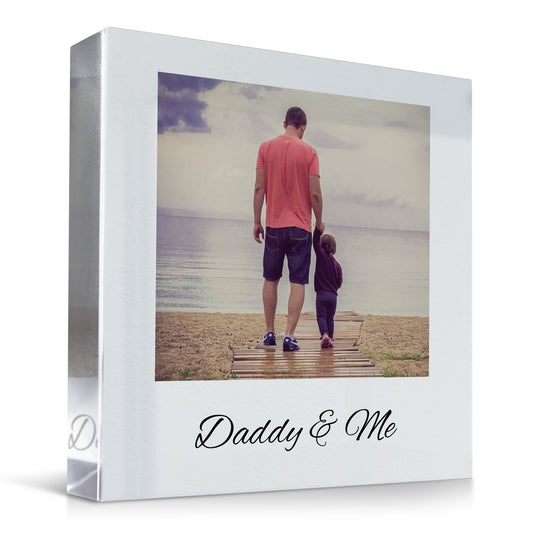 Fathers Day Gift For Dad DADDY AND ME Plaque Dad Photo Plaque