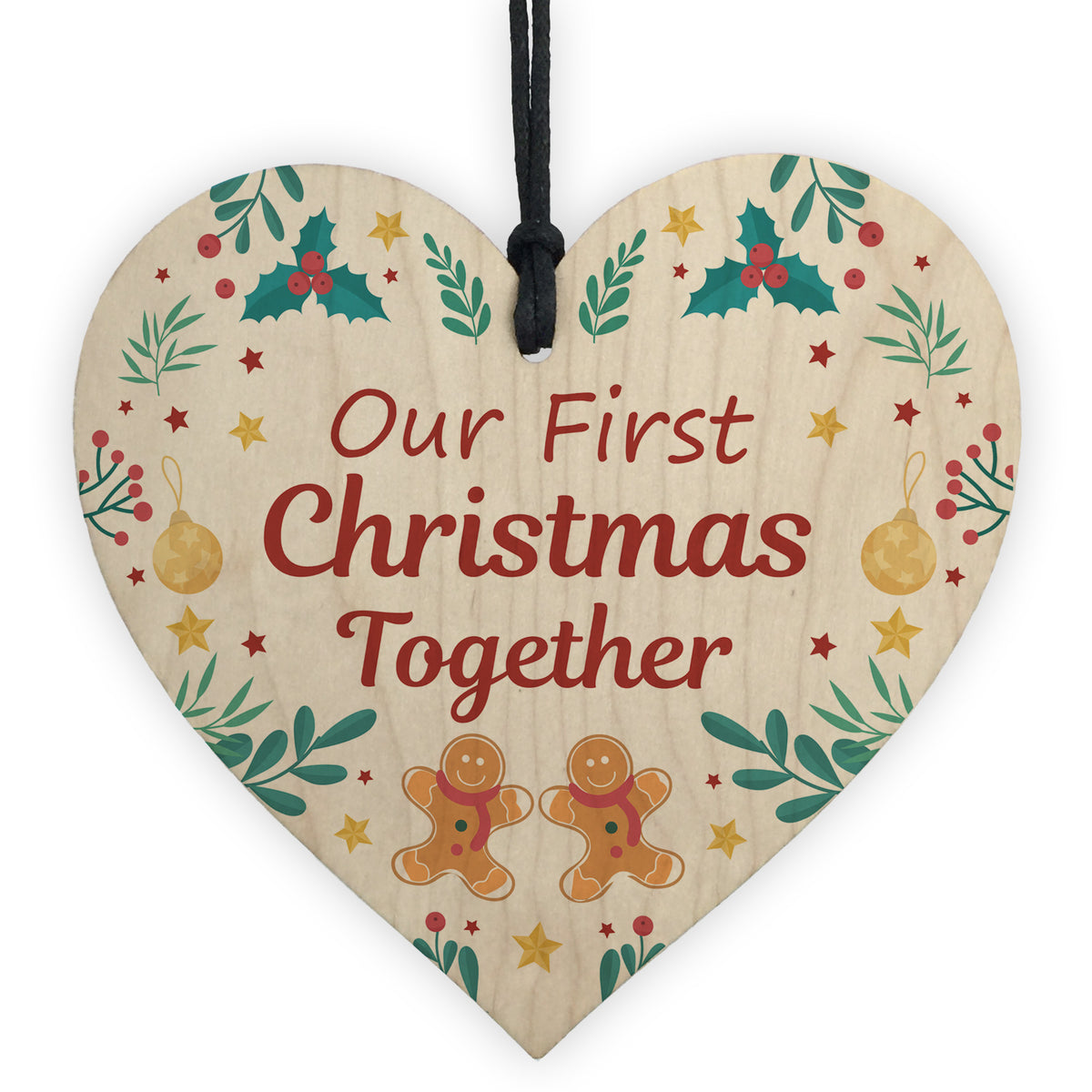 Our First Christmas Together Bauble Novelty Gift For Couple