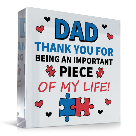 Thank You Gift For Dad For Fathers Day Birthday Important Piece