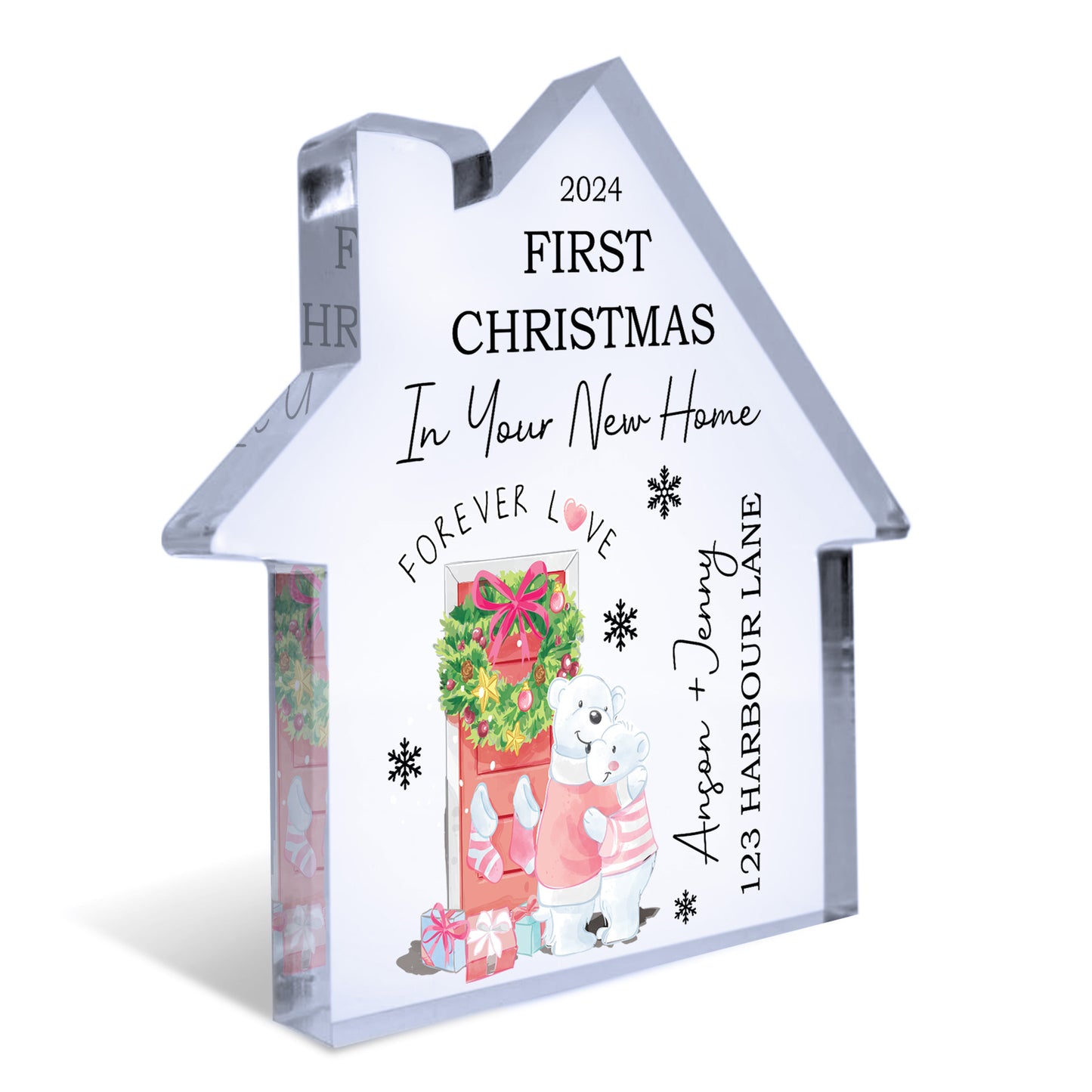 1st Christmas In Your New Home Personalised House Warming Gifts