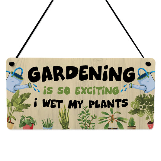 Funny Garden Sign For Outdoor Hanging Wall Sign For Yard