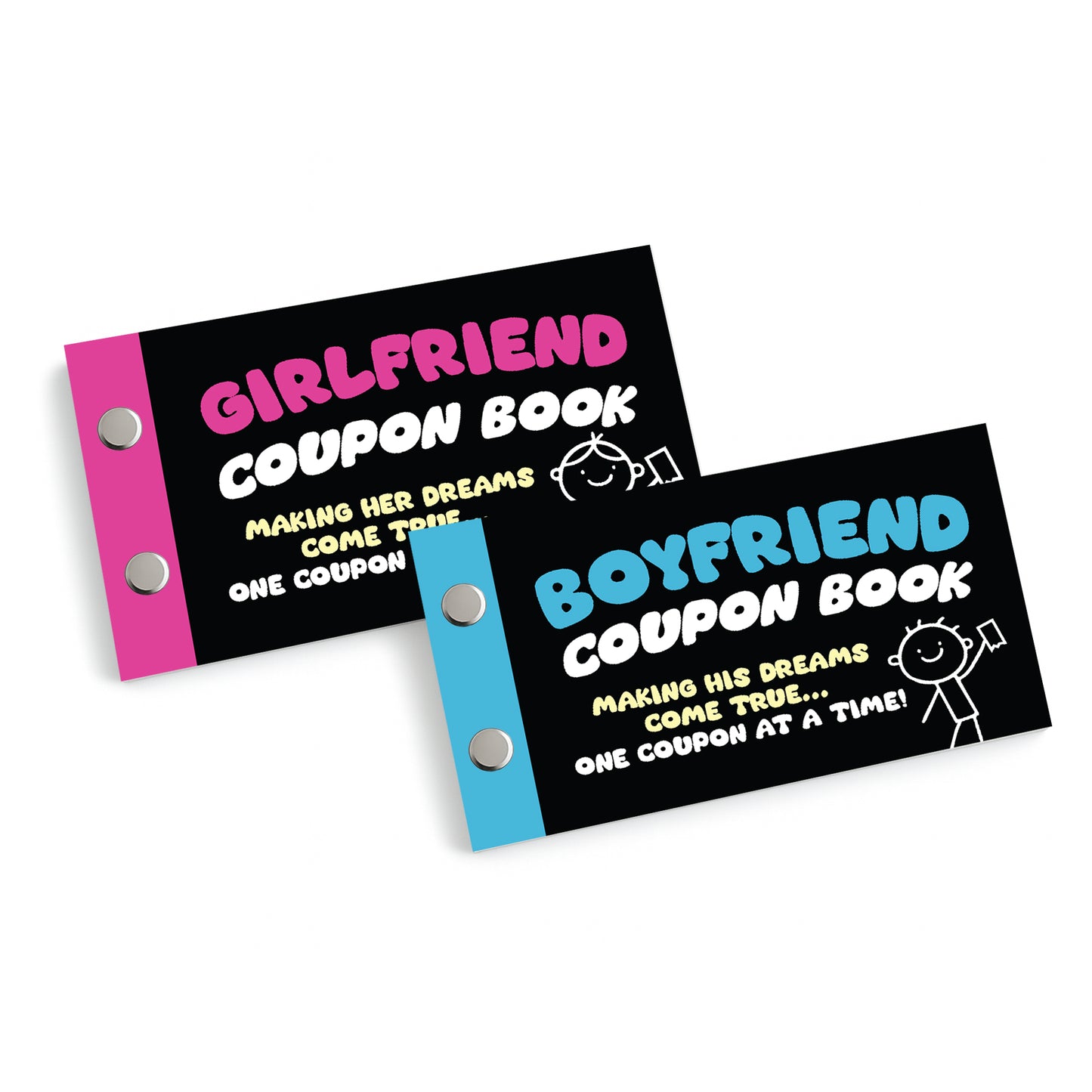 Couples Coupon Book Bundle of 2 For Boyfriend and Girlfriend