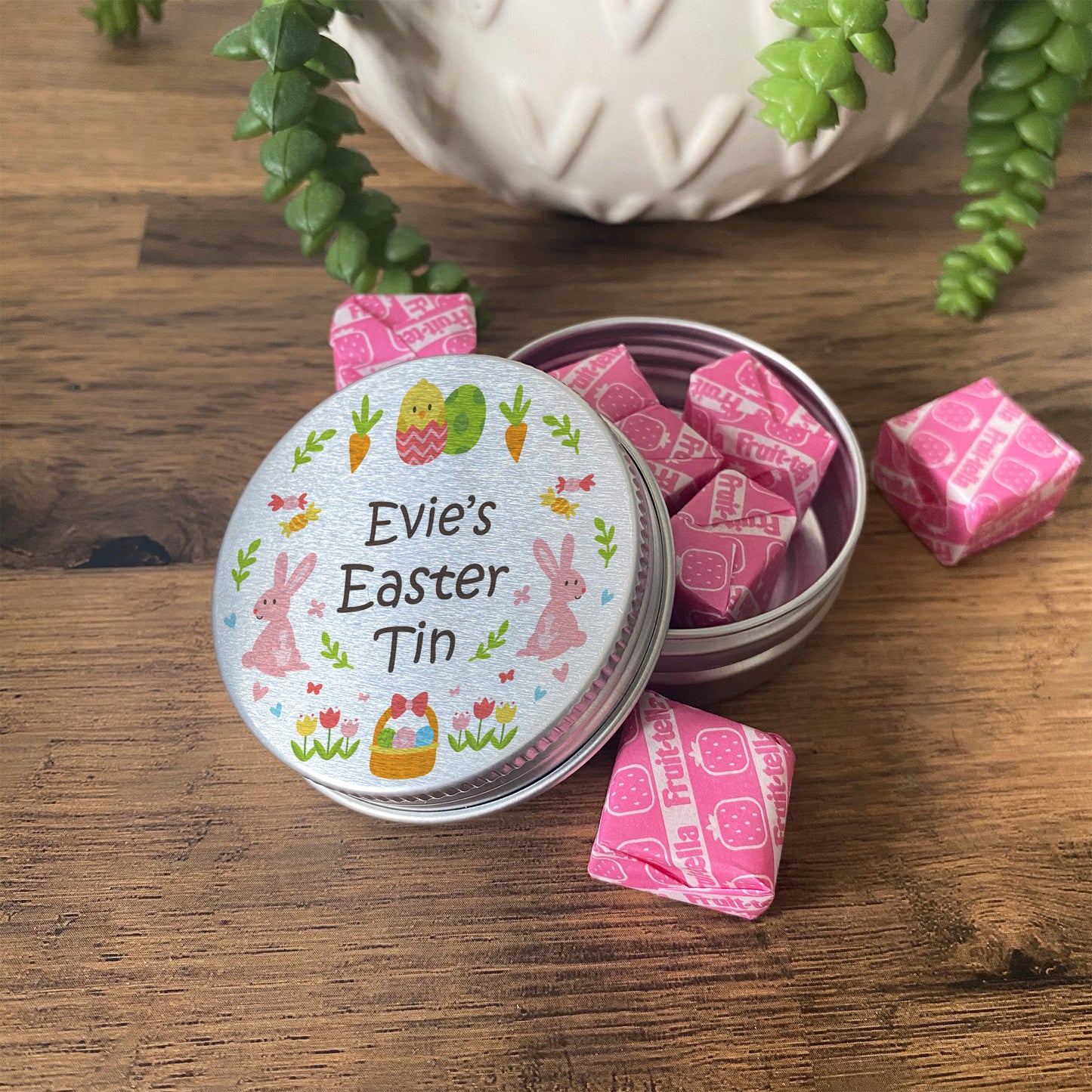 Easter Personalised Sweet Tin Happy Easter Gift For Son Daughter