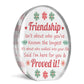 Friendship Plaque, Gift For Best Friend Birthday Christmas