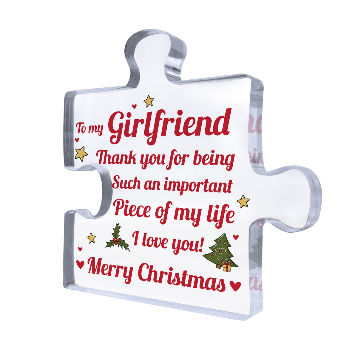 Gifts For Girlfriend Thank You Important Piece Of My Life