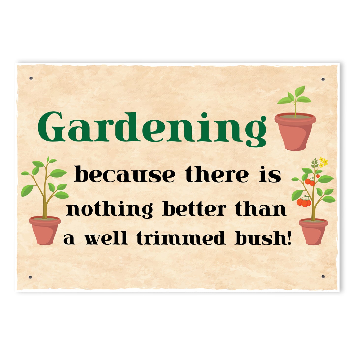FUNNY Garden Sign For Outdoor Hanging Wall Door Sign Shed Sign