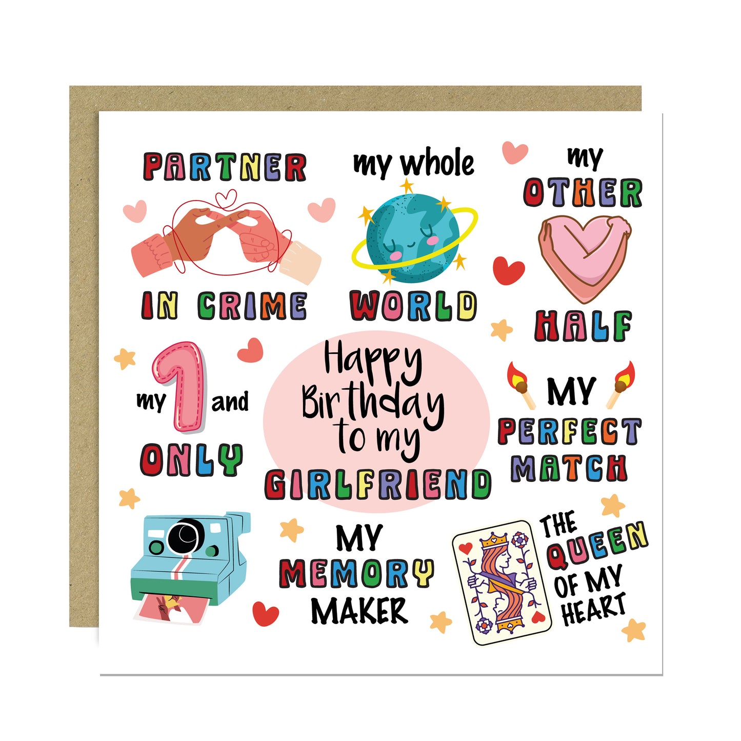 Birthday Card For Girlfriend Happy Birthday Card From Boyfriend