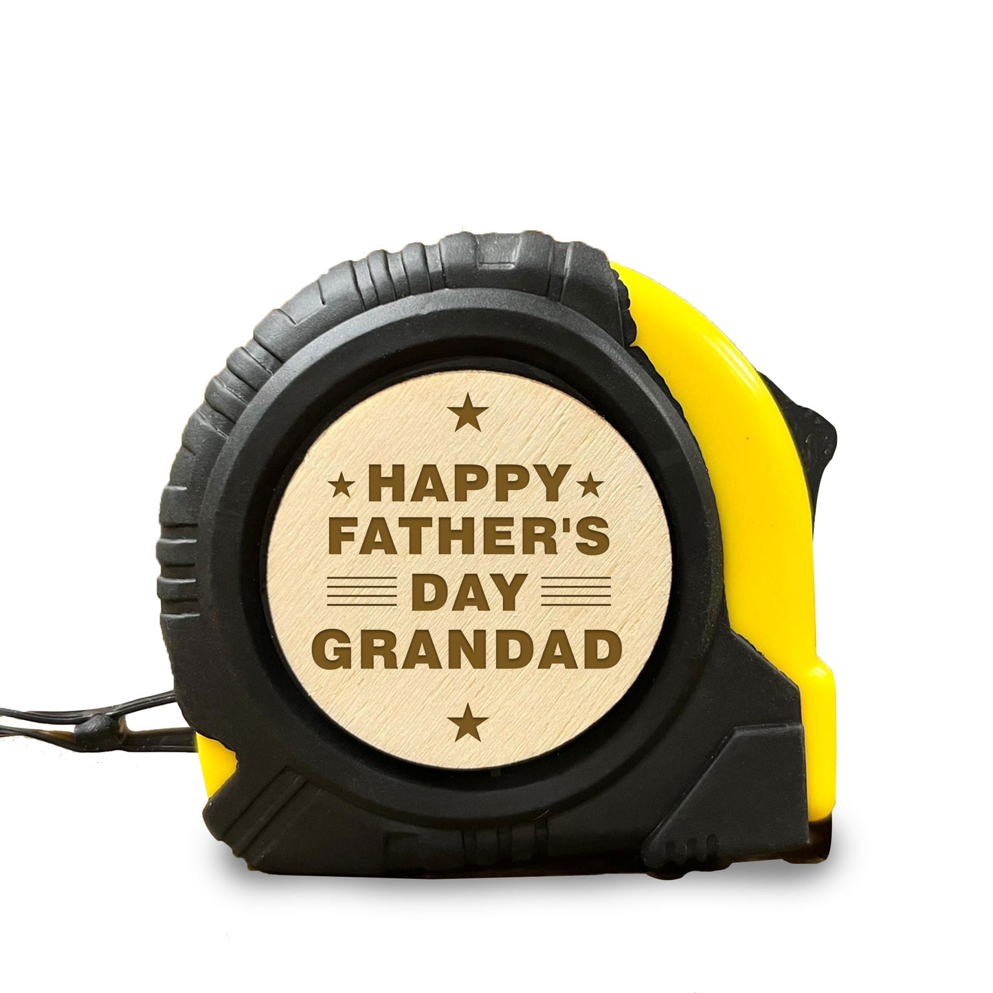 Fathers Day Engraved Tape Measure For Grandad DIY Gift For Him