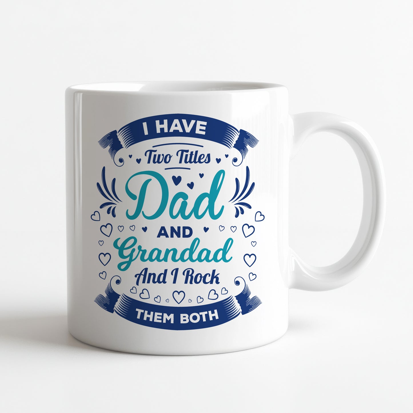 Dad and Grandad Mug Rock Them Both Novelty Gift For Father's Day