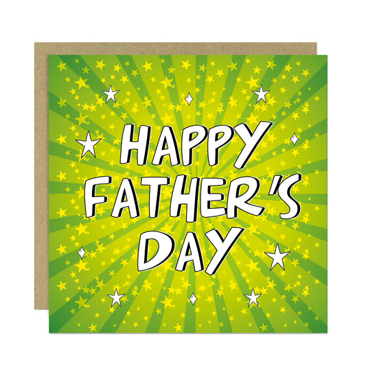 Fathers Day Card For Dad Card From Daughter and Son Happy Father