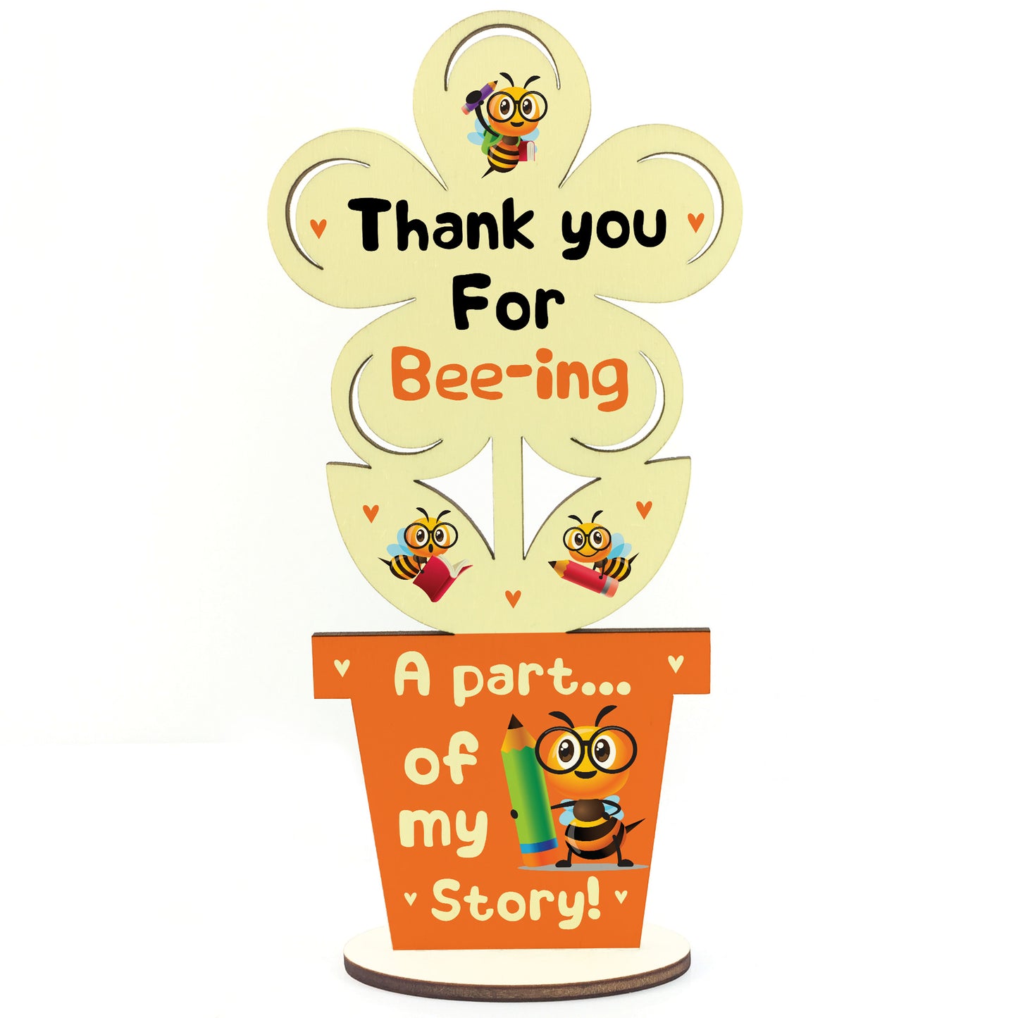 Teacher Gifts Wooden Flower Thank You For BEEING Part