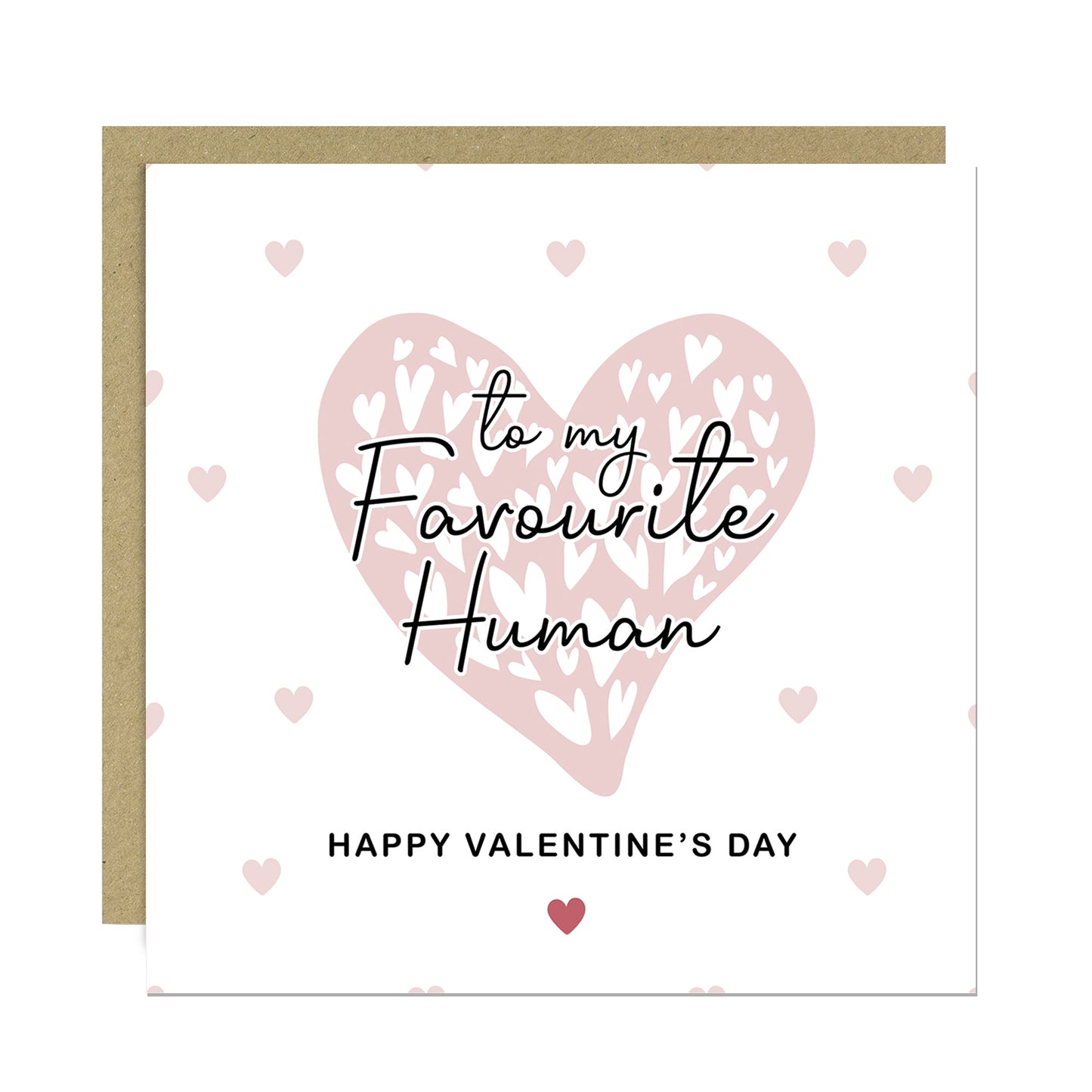 Card For Favourite Human, Boyfriend Valentines Card, For Him Her
