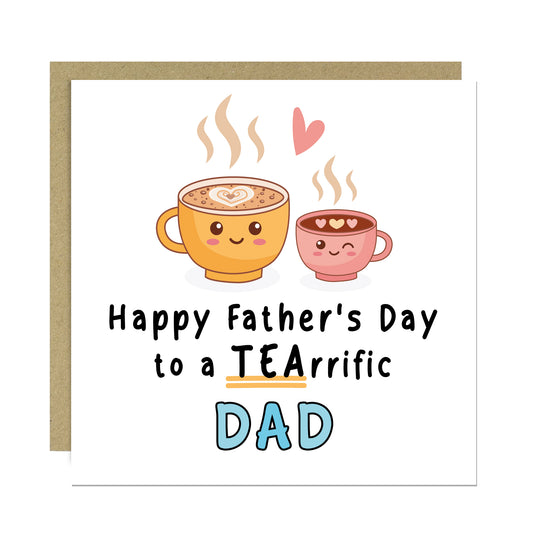 Fathers Day Card For Dad With Kraft Envelope Teariffic Dad Card