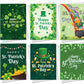Pack of 6 St. Patrick's Day Greeting Cards and White Envelopes