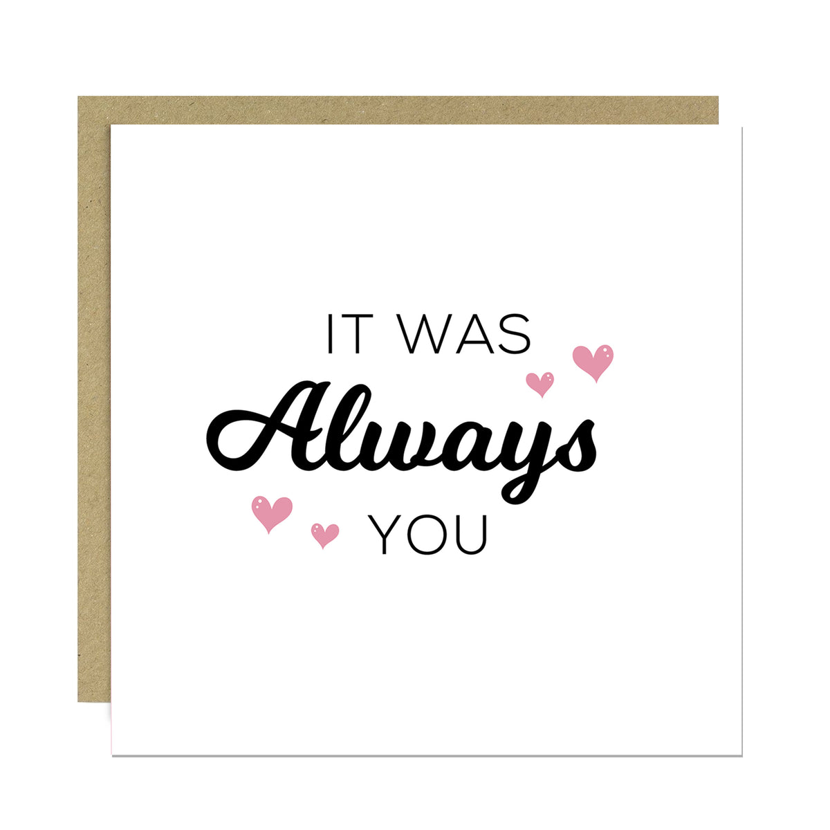 Valentines Day Card Always You Card Love You Card Valentine Card