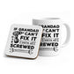 Grandad Gifts Coffee Tea Mug From Granddaughter and Grandson