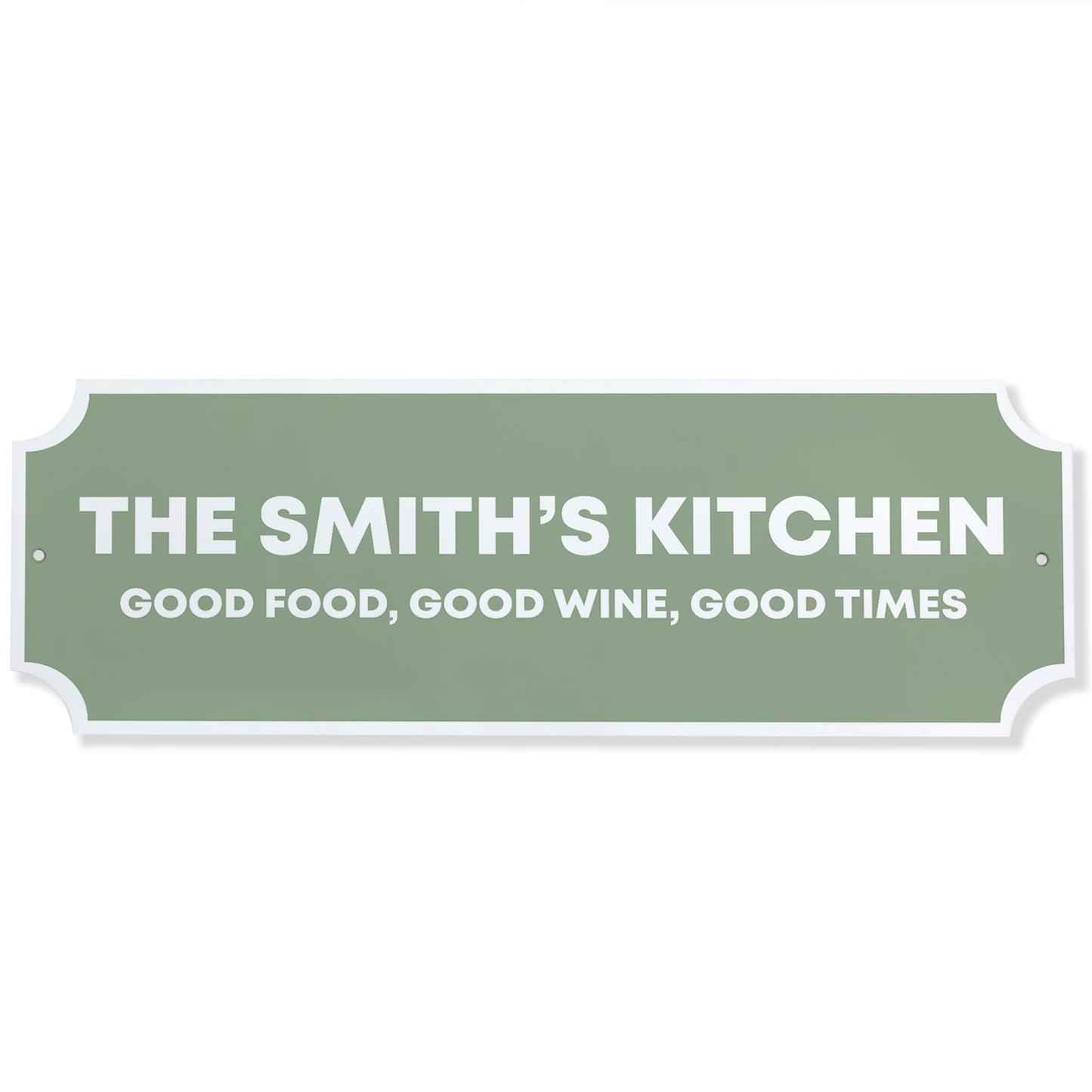 Personalised Street Sign Family Name Plaque For Kitchen