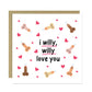 Funny Rude Anniversary Card For Wife Girlfriend Kraft Envelope