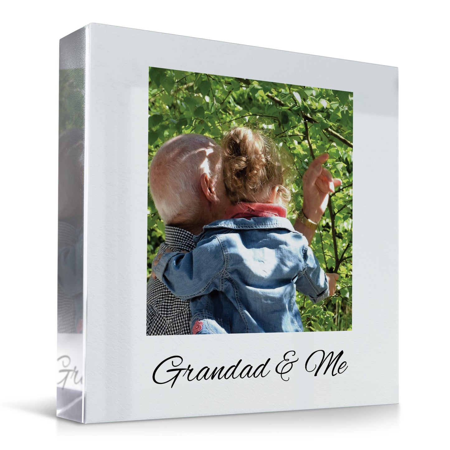 Fathers Day Gift For Grandad GRANDAD AND ME Plaque Grandad Photo