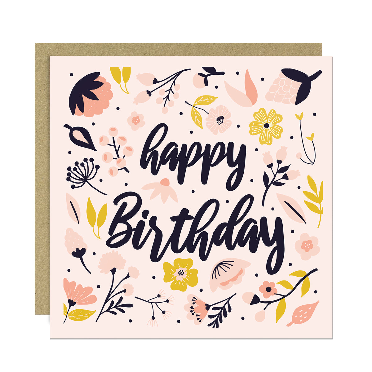 Female Happy Birthday Card 14.5x14.5cm Card For Women Girls