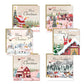Merry Christmas Card Pack of 6 Multipack Xmas Cards For Friends