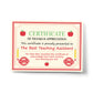 Gift For Best Teaching Assistant Leaving School Nursery Gift
