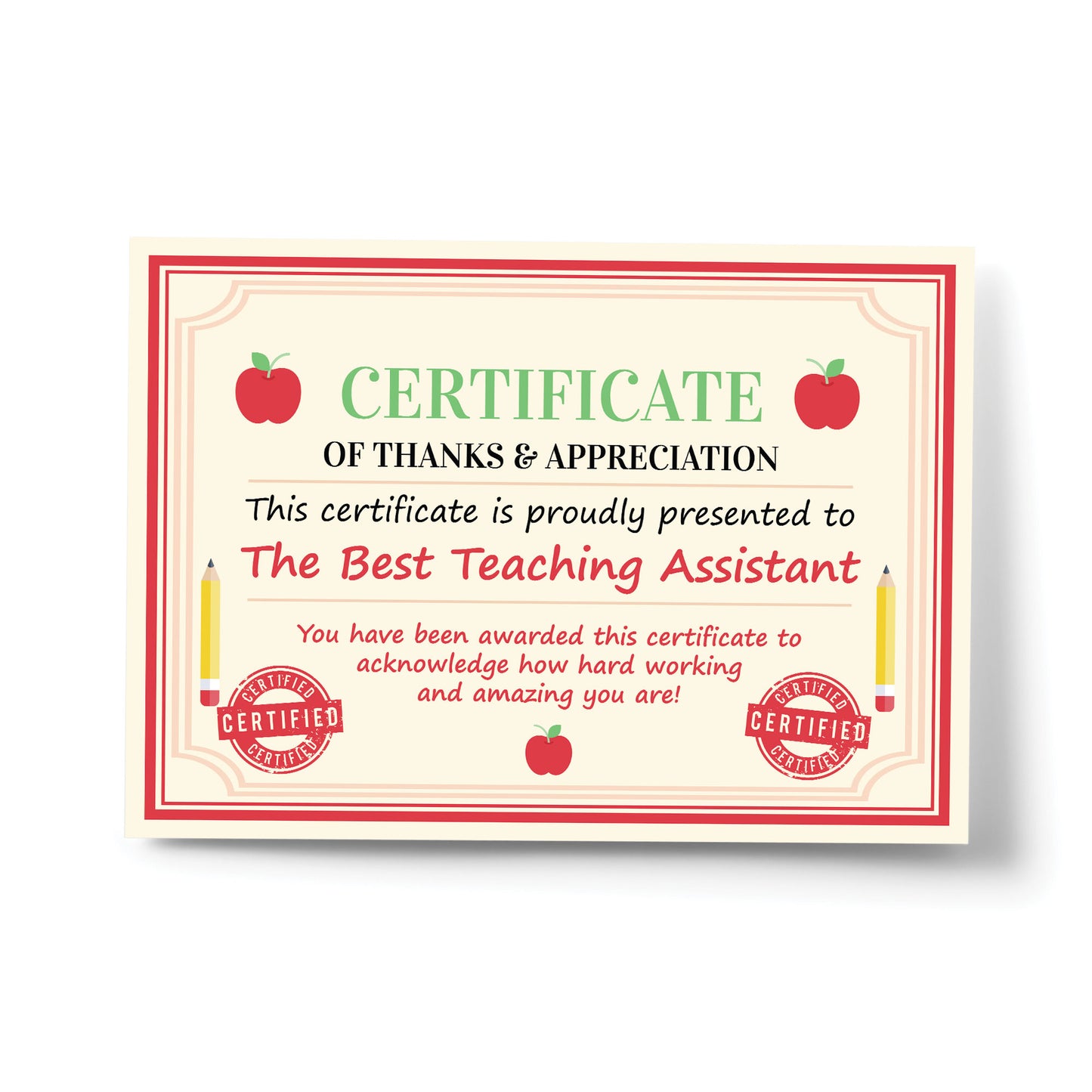 Gift For Best Teaching Assistant Leaving School Nursery Gift