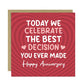 Anniversary Card For Him Her BEST DECISION YOU EVER MADE Funny