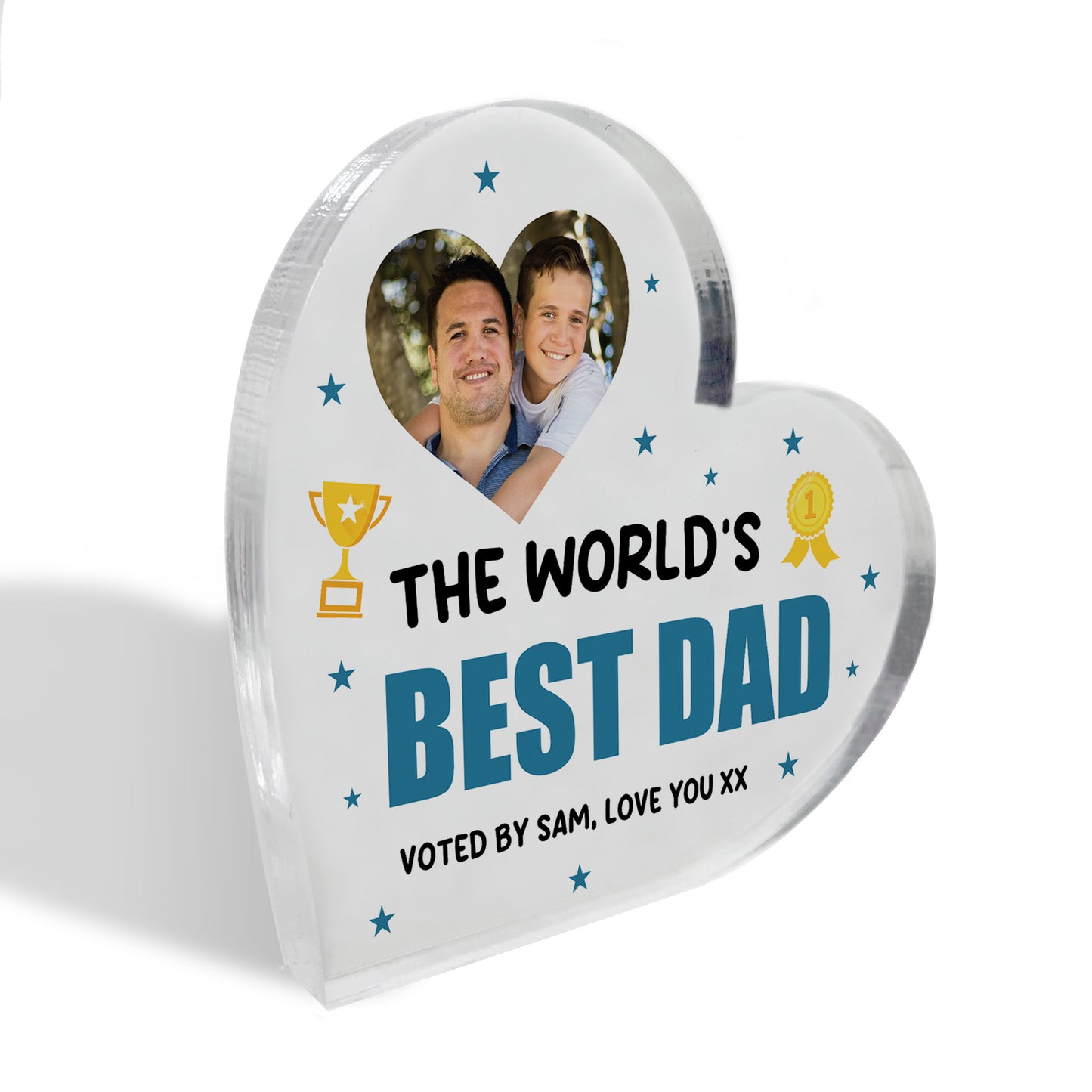 Dad Gifts For Fathers Day Birthday Worlds Best Dad Plaque