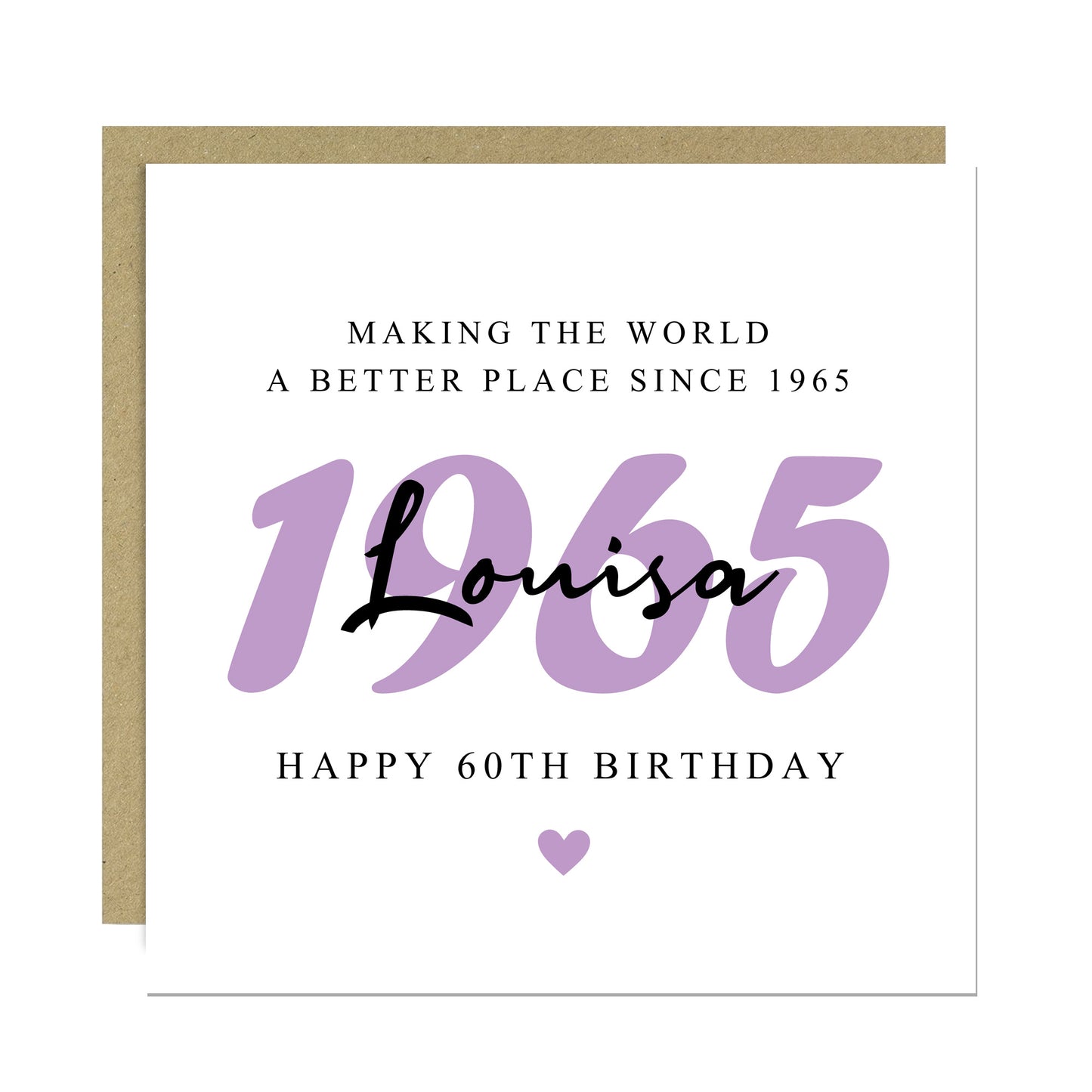 Personalised 60th Birthday Card For Mum Nan Nanny Grandma