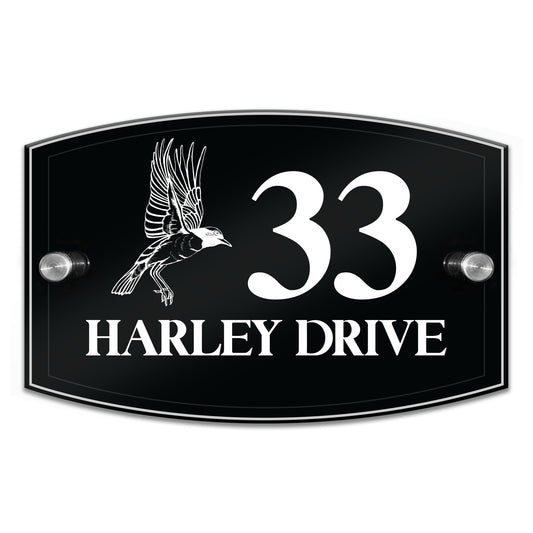 Personalised House Sign Door Number Plaque Custom Door Sign