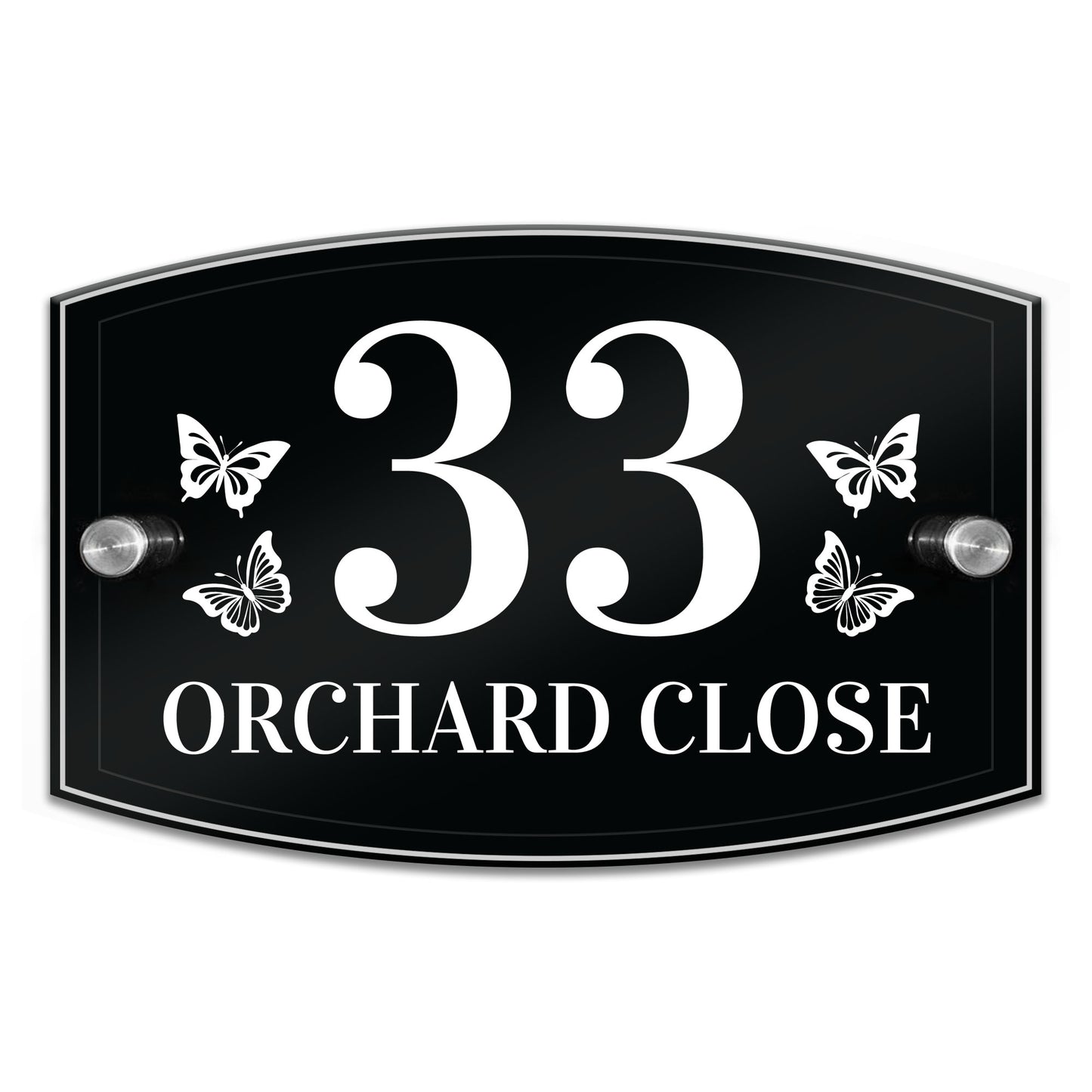 Personalised House Signs Plaques Door Numbers 1 - 9999 Custom