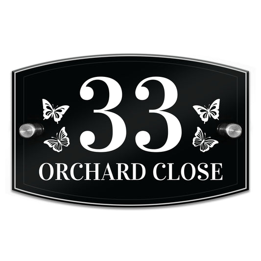 Personalised House Signs Plaques Door Numbers 1 - 9999 Custom