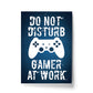 Gaming Wall Art For Boys Bedroom DO NOT DISTURB Games Room Print