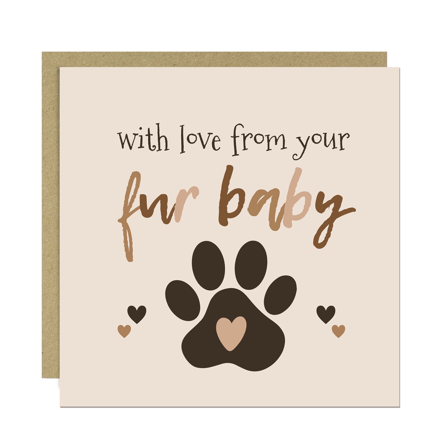 Happy Birthday Card From Your Fur Baby Birthday Card From Dog