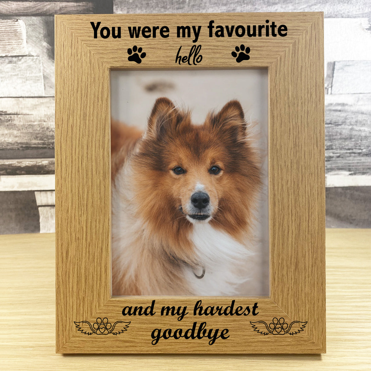 Dog Memorial Photo Frame Gift 7x5 Picture Frame Dog Memorial