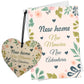 new home card and heart congratulations keepsake, house warming