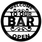 Bar Signs Welcome Sign For Home Bar Open Bar Sign For Garden Bar