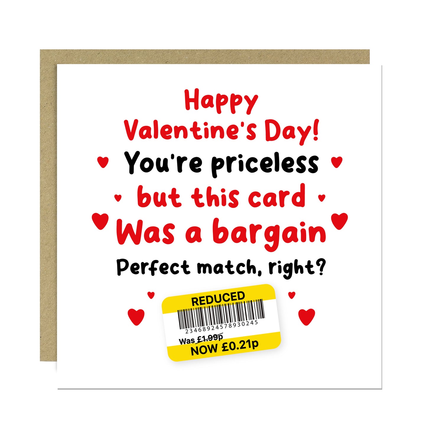 Joke Valentines Day Card For Boyfriend Girlfriend Funny Reduced