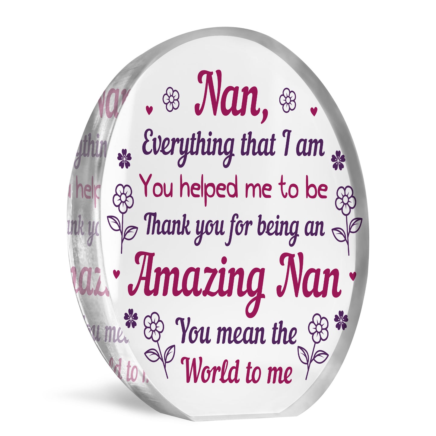 Nan Gifts From Grandchildren Acrylic Nan Gift For Christmas