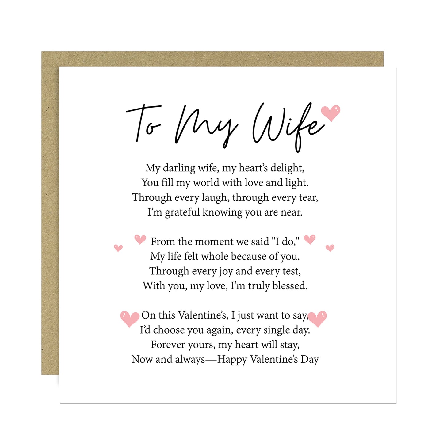 Valentines Cards For Wife Valentine's Day Card For Her