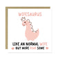 Wife Birthday Card for Her Wifesaurus Wife Card For Anniversary