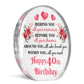 Novelty 40th Birthday Gifts For Mum Auntie Sister Friend
