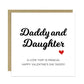 Valentines Card For Daddy Valentine Card Daddy Daughter Card
