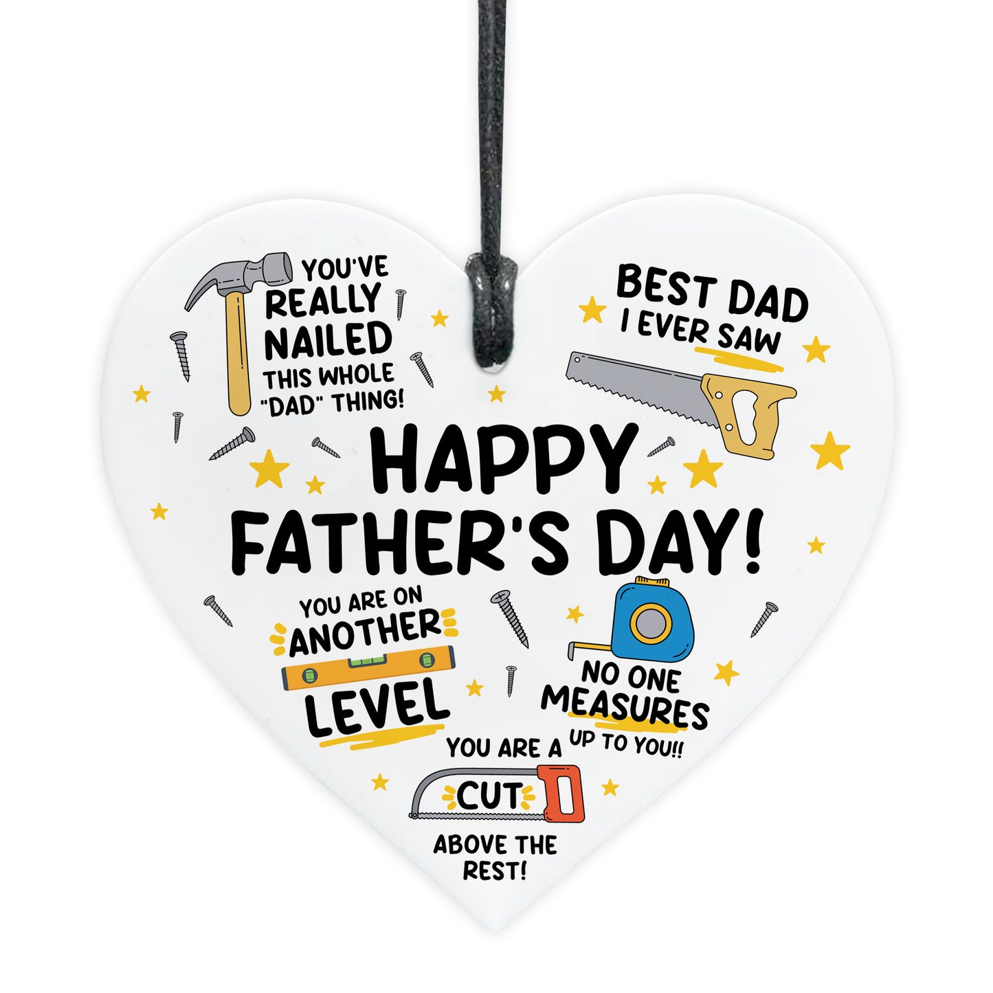 Funny Fathers Day Gift For Dad Grandad Hammer Tools DIY Birthday