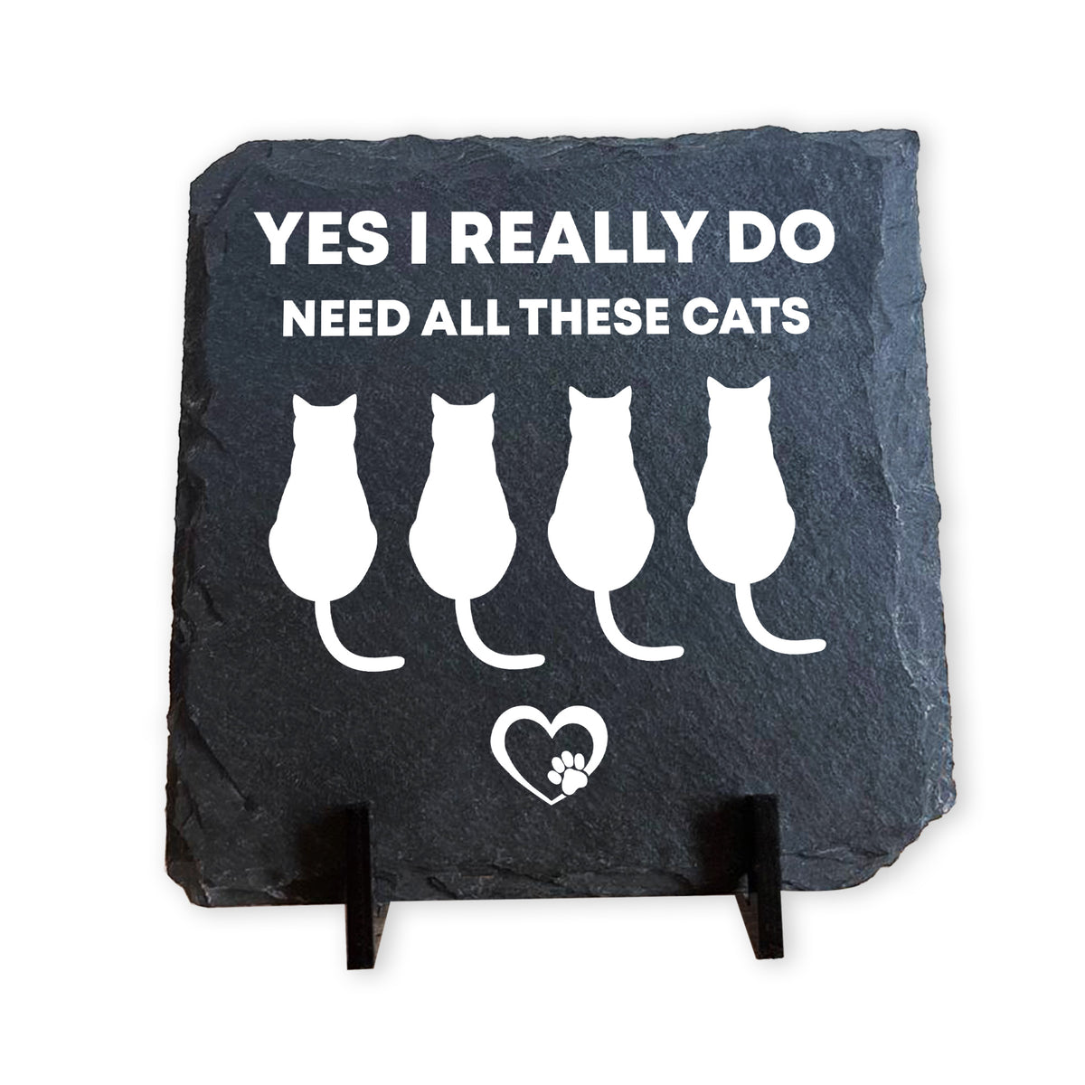 Funny Cat Sign Slate Plaque Gift For Cat Owners Cat Gifts