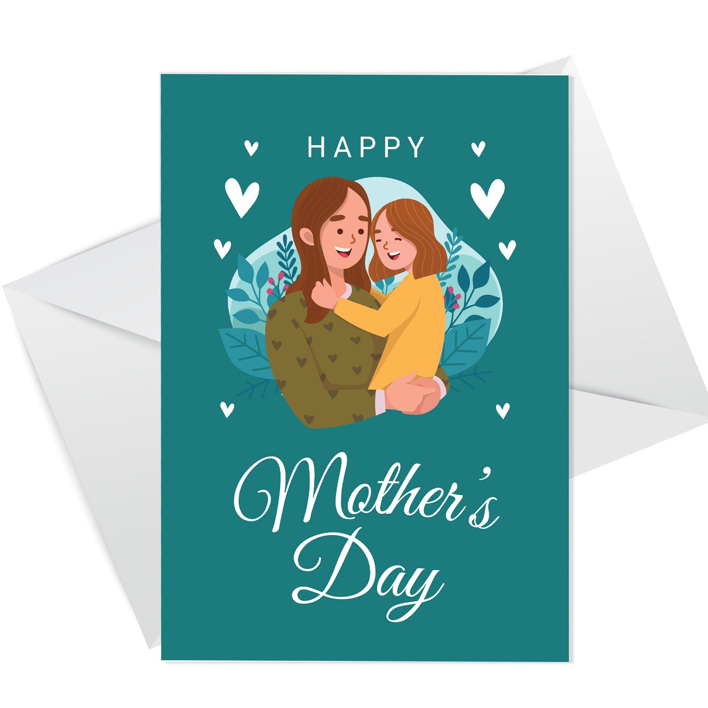 Happy Mothers Day Card For Mum From Daughter Cute Mothers Day